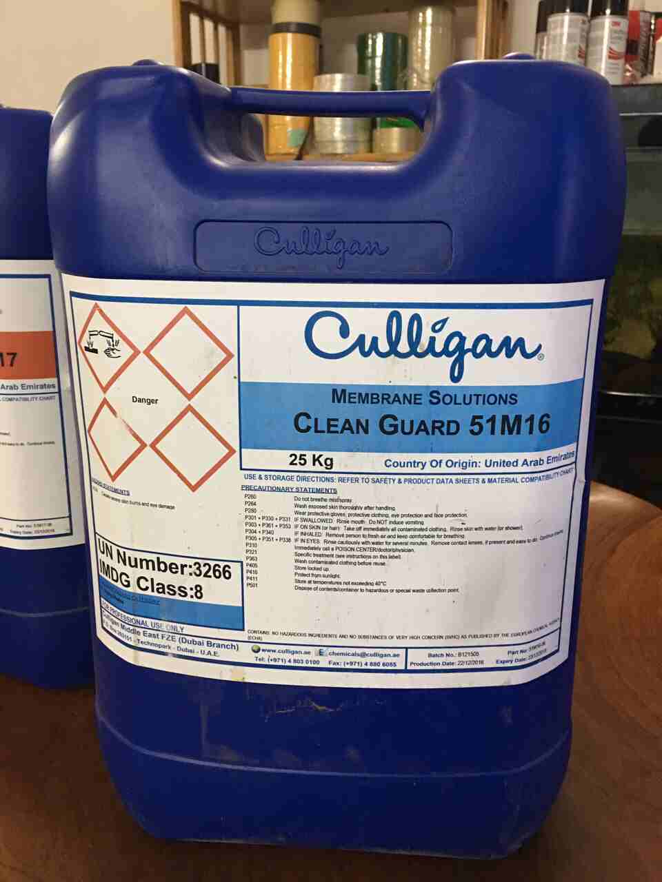 Hóa chất rửa màng RO, UF Culligan 51M16