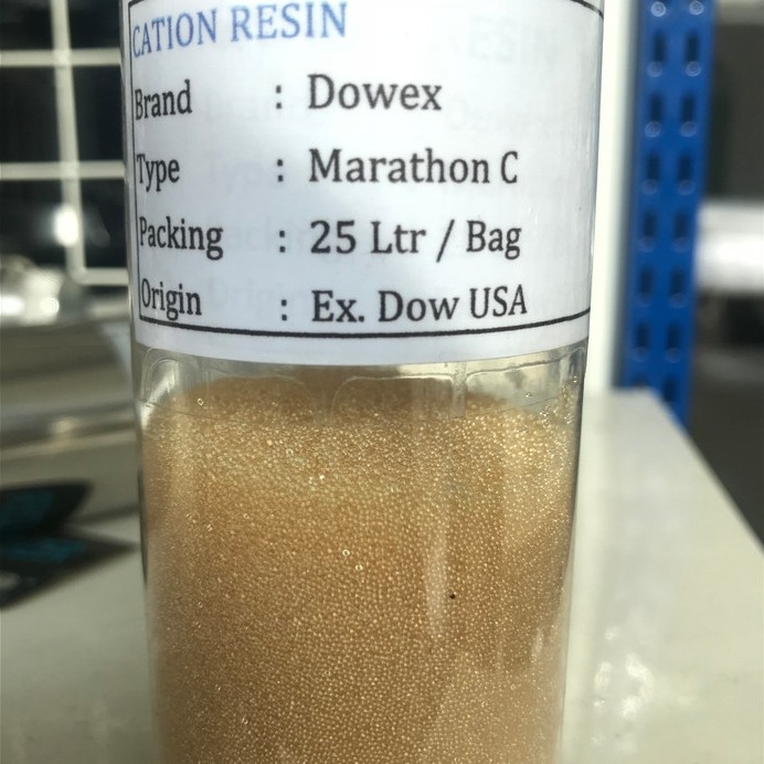 chi tiết vật liệu lọc hạt nhựa cation dowex marathon C