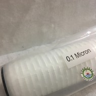 Lõi lọc giấy xếp 0.1 micron 10 inch DOE Clean Green